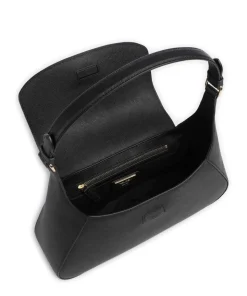 Schylar Medium Schultertasche Rindsleder schwarz