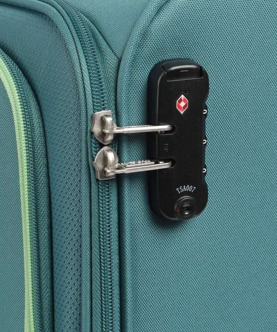 Sea Seeker 4-Rollen Trolley grün 55 cm