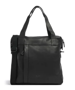 4Seasons Celia Handtasche genarbtes Leder schwarz