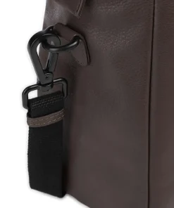 4Seasons Celia Handtasche genarbtes Leder dunkelbraun