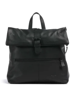 4Seasons Jina Rucksack genarbtes Leder schwarz
