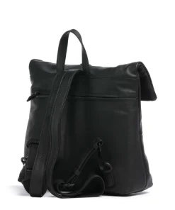4Seasons Jina Rucksack genarbtes Leder schwarz