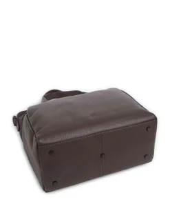 4Seasons Taya Handtasche fein genarbtes Leder dunkelbraun