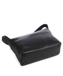 4Seasons Vanani Umhängetasche fein genarbtes Leder schwarz