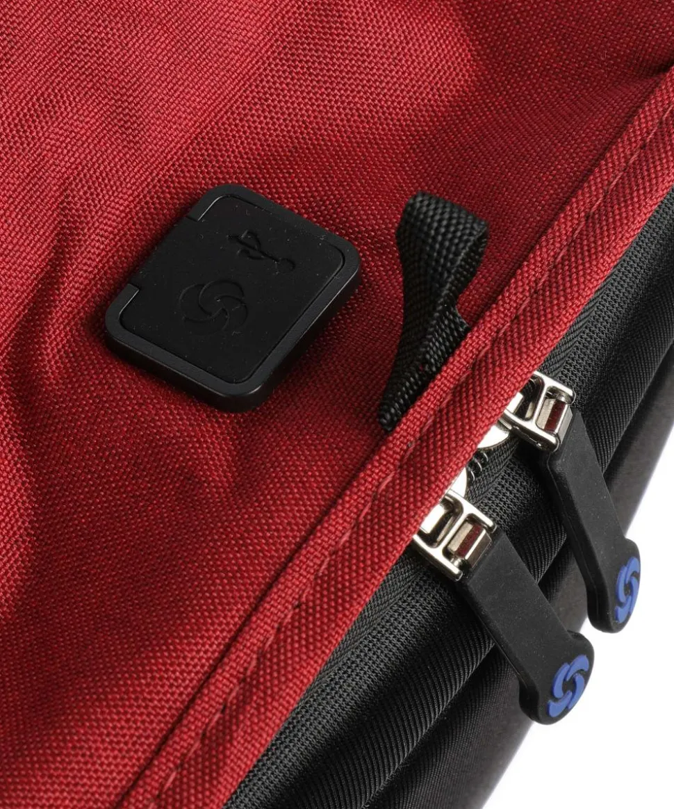 Securipak Rucksack 15″ recyceltes Polyester rot