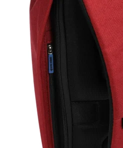 Securipak Rucksack 15″ recyceltes Polyester rot