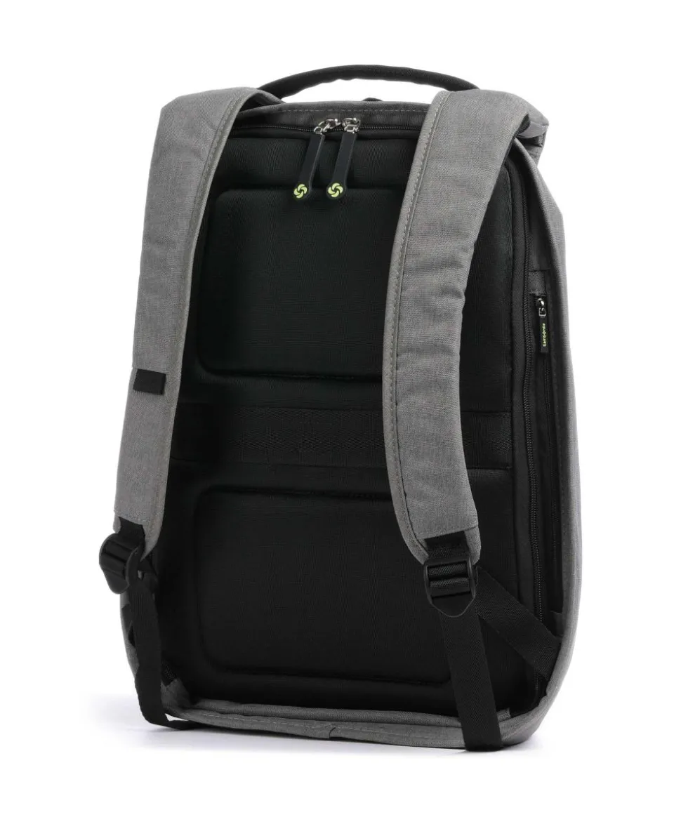 Securipak Rucksack 15″ recyceltes Polyester grau