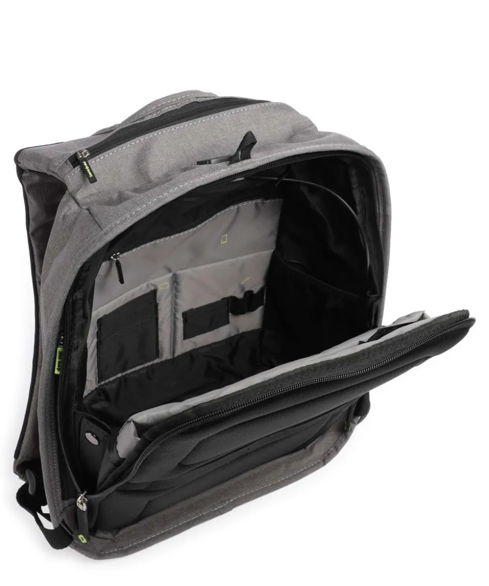 Securipak Rucksack 15″ recyceltes Polyester grau