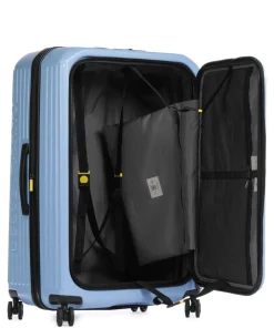 Securitime 4-Rollen Trolley hellblau 77 cm