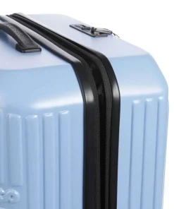 Securitime 4-Rollen Trolley hellblau 66 cm