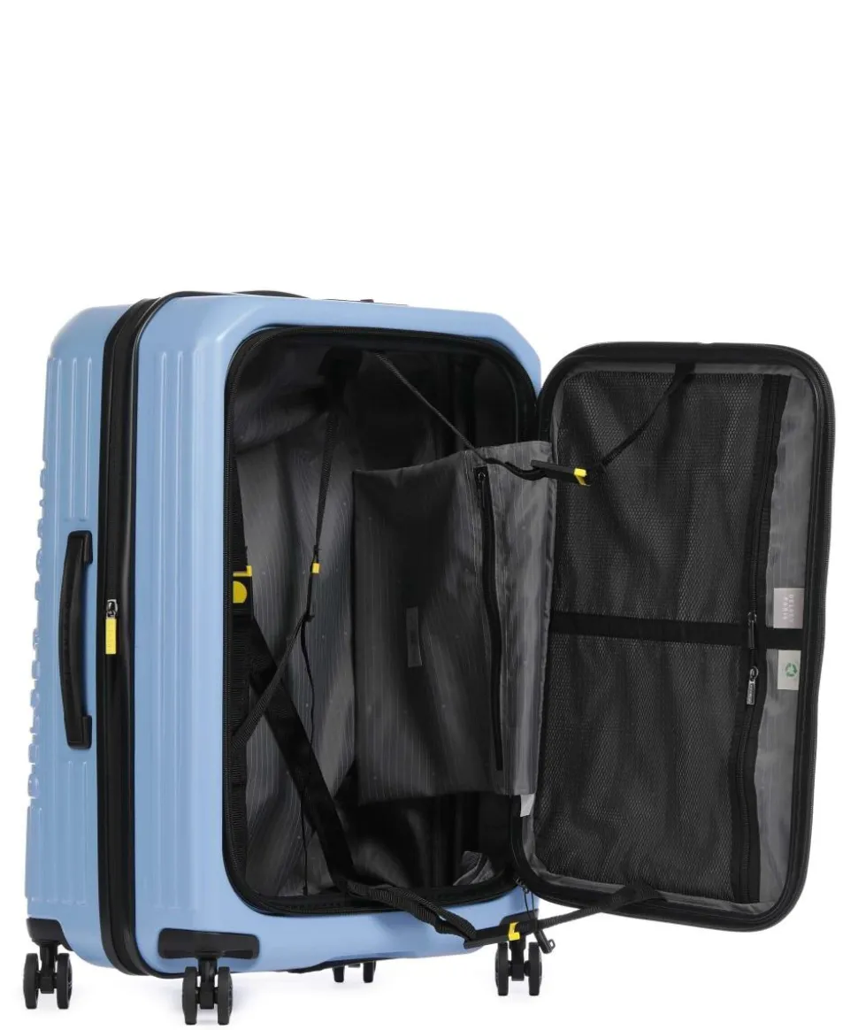 Securitime 4-Rollen Trolley hellblau 66 cm