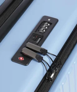 Securitime 4-Rollen Trolley hellblau 55 cm