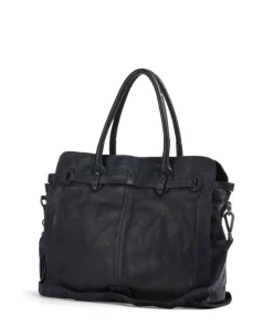 Seelengasse 1 Shopper genarbtes Rindsleder navy