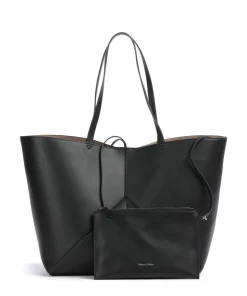 Seija L Shopper Lederimitat schwarz