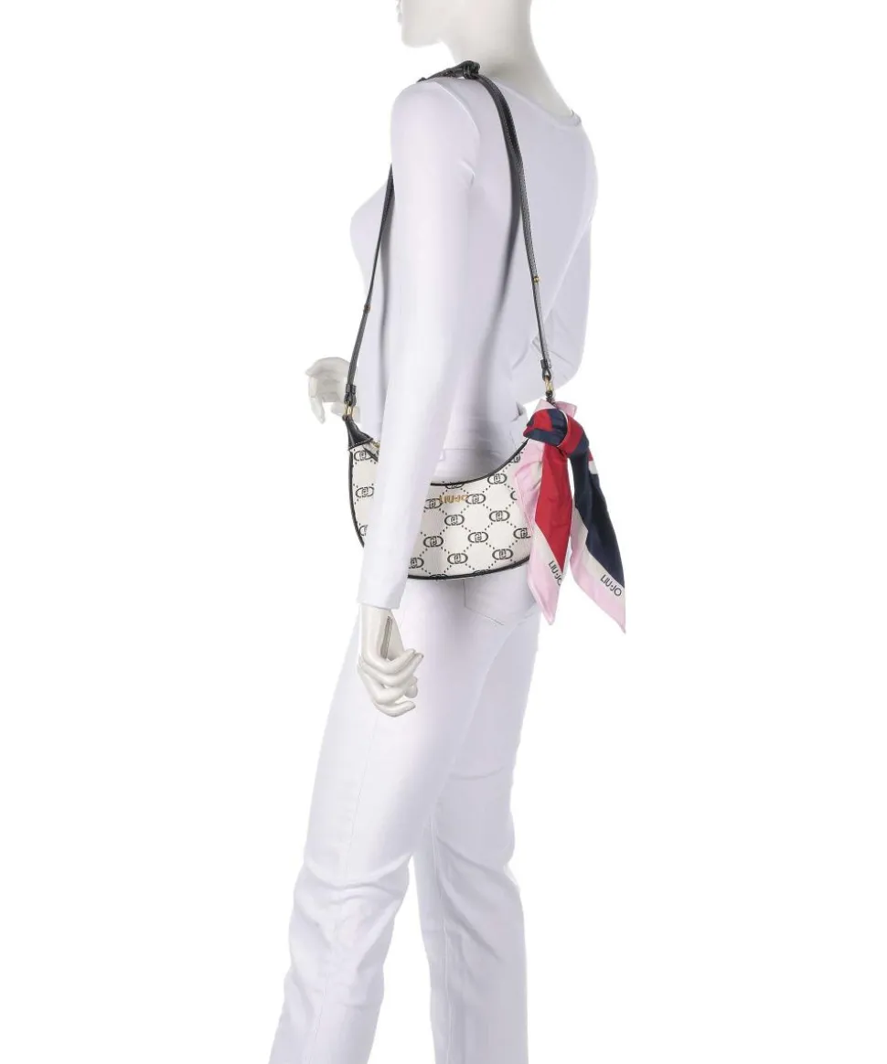 Selda Schultertasche Lederimitat creme