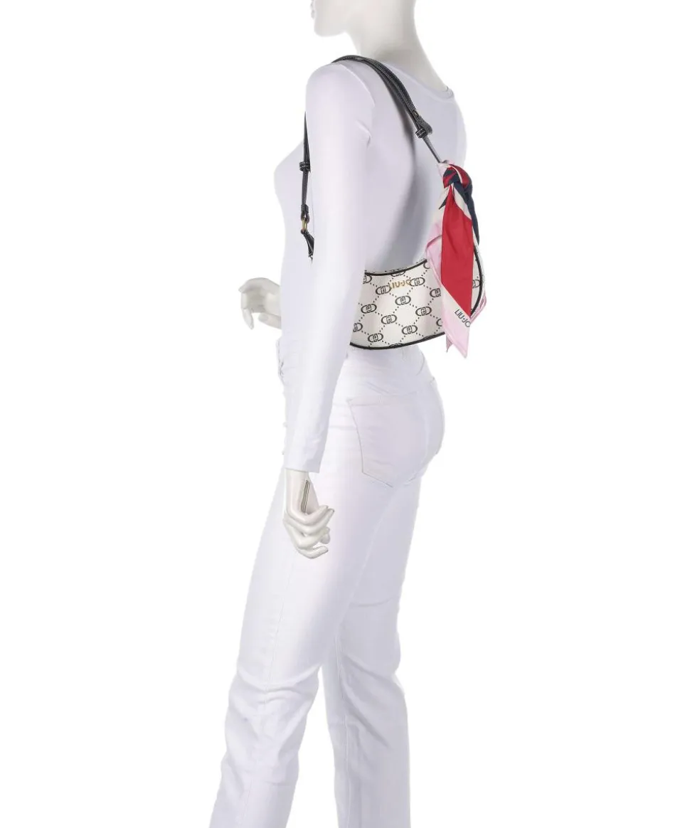 Selda Schultertasche Lederimitat creme