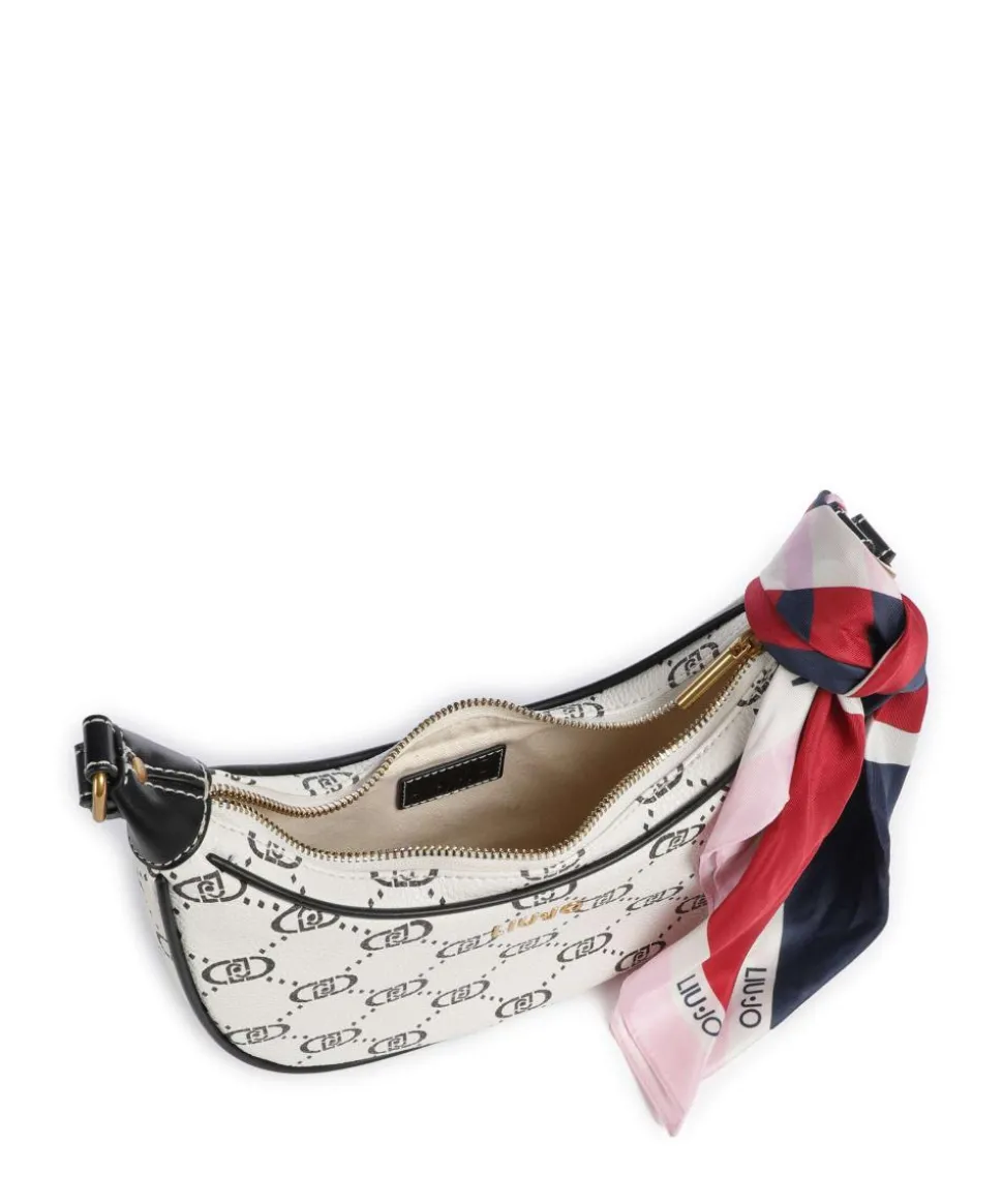 Selda Schultertasche Lederimitat creme