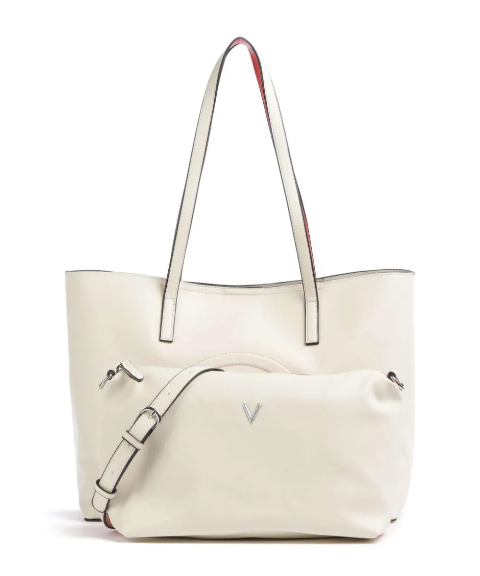 Selena Re Shopper Lederimitat beige/rot