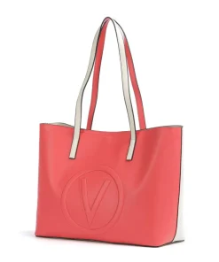 Selena Re Shopper Lederimitat beige/rot