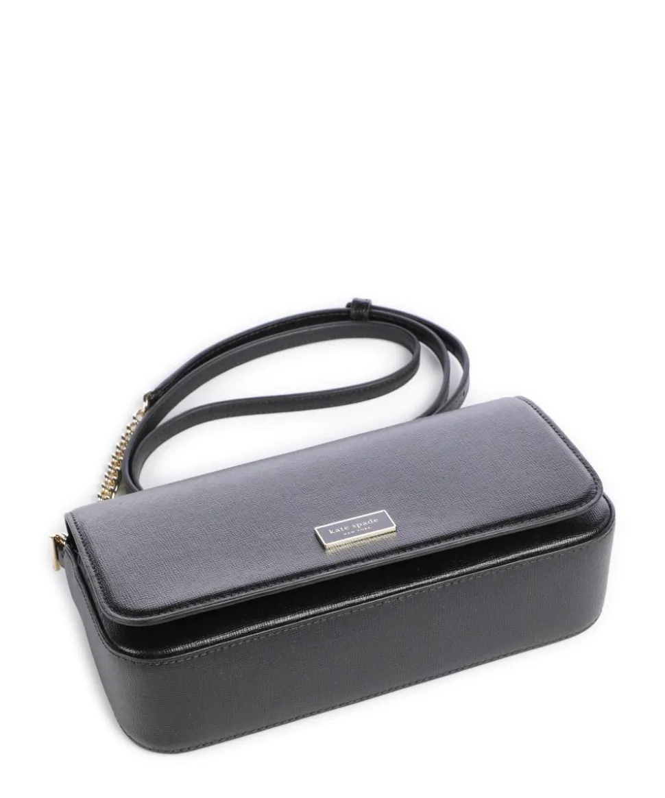 Serena Umhängetasche Saffiano-Rindsleder schwarz