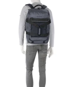 Serie Rucksack 15″ recyceltes Polyester blaugrau
