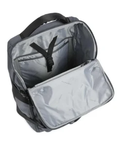 Serie Rucksack 15″ recyceltes Polyester blaugrau