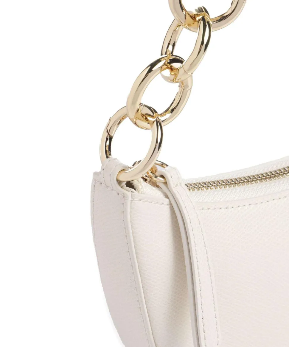 Sfera Mini Schultertasche genarbtes Leder creme