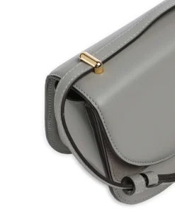 Sfera S Schultertasche fein genarbtes Kalbsleder graugrün