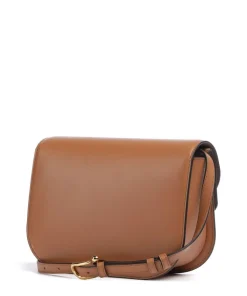Sfera S Umhängetasche fein genarbtes Kalbsleder braun
