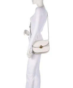 Sfera S Umhängetasche fein genarbtes Kalbsleder creme