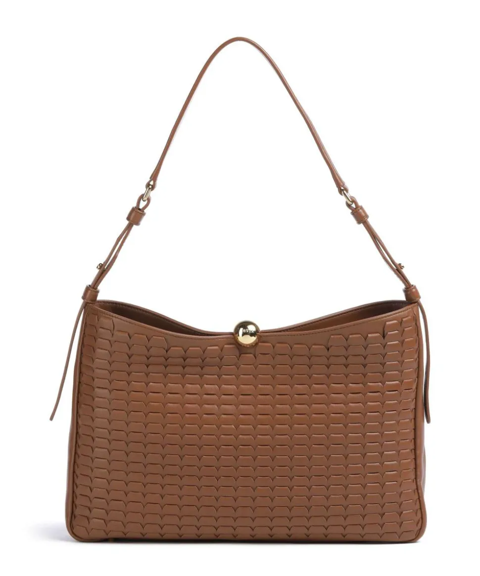 Sfera Soft L Beuteltasche fein genarbtes Leder cognac