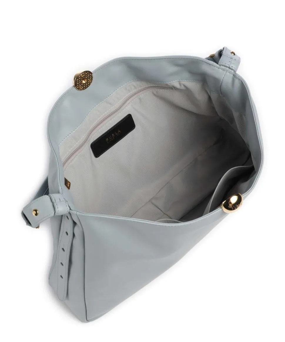 Sfera Soft L Beuteltasche Nappa Kalbsleder blaugrau