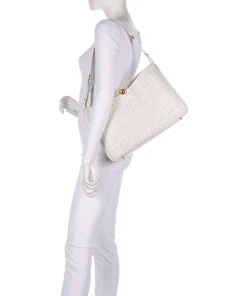 Sfera Soft L Beuteltasche fein genarbtes Leder creme