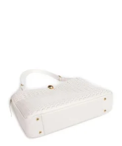Sfera Soft L Beuteltasche fein genarbtes Leder creme