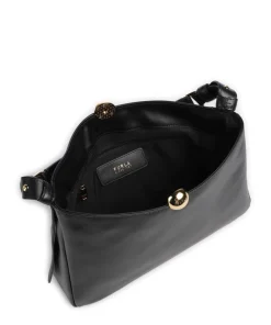 Sfera Soft M Beuteltasche fein genarbtes Leder schwarz
