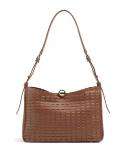 Sfera Soft M Beuteltasche fein genarbtes Rindsleder braun