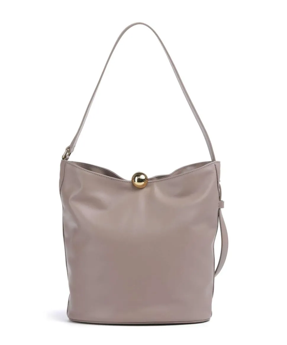 Sfera Soft M Beuteltasche fein genarbtes Kalbsleder taupe