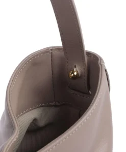Sfera Soft M Beuteltasche fein genarbtes Kalbsleder taupe