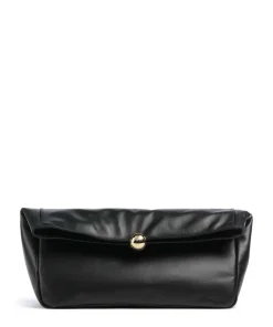 Sfera Soft M Clutch fein genarbtes Kalbsleder schwarz