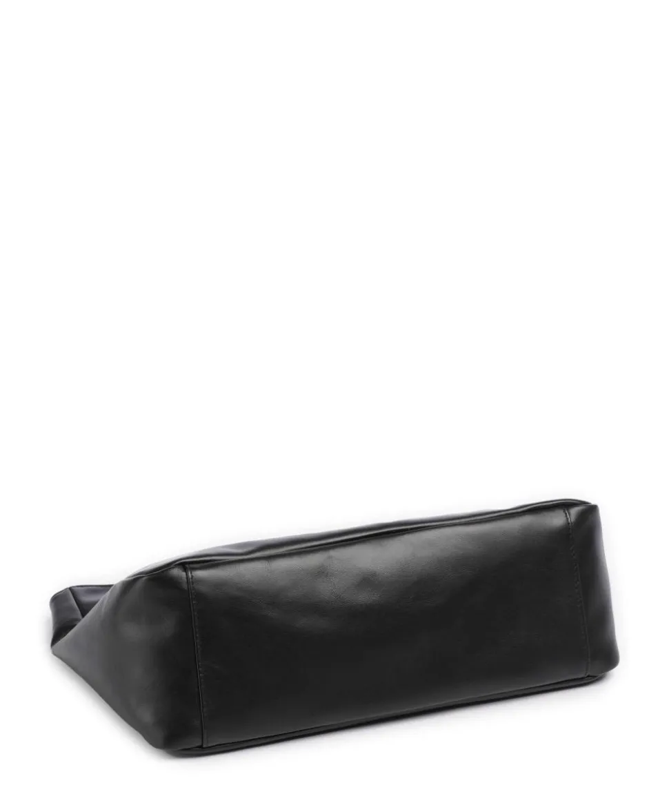 Sfera Soft M Clutch fein genarbtes Kalbsleder schwarz