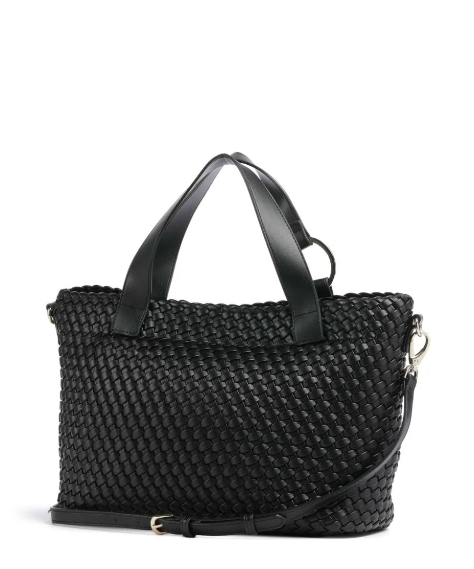 Shantel Handtasche Lederimitat schwarz