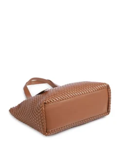 Shantel Shopper Lederimitat braun