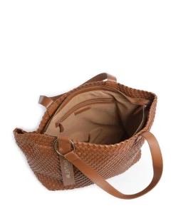 Shantel Shopper Lederimitat braun