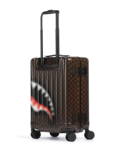 Sharks in Paris Blur 4-Rollen Trolley braun/schwarz 55 cm