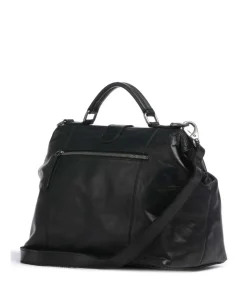 Shaun Handtasche Pull-Up Rindsleder schwarz
