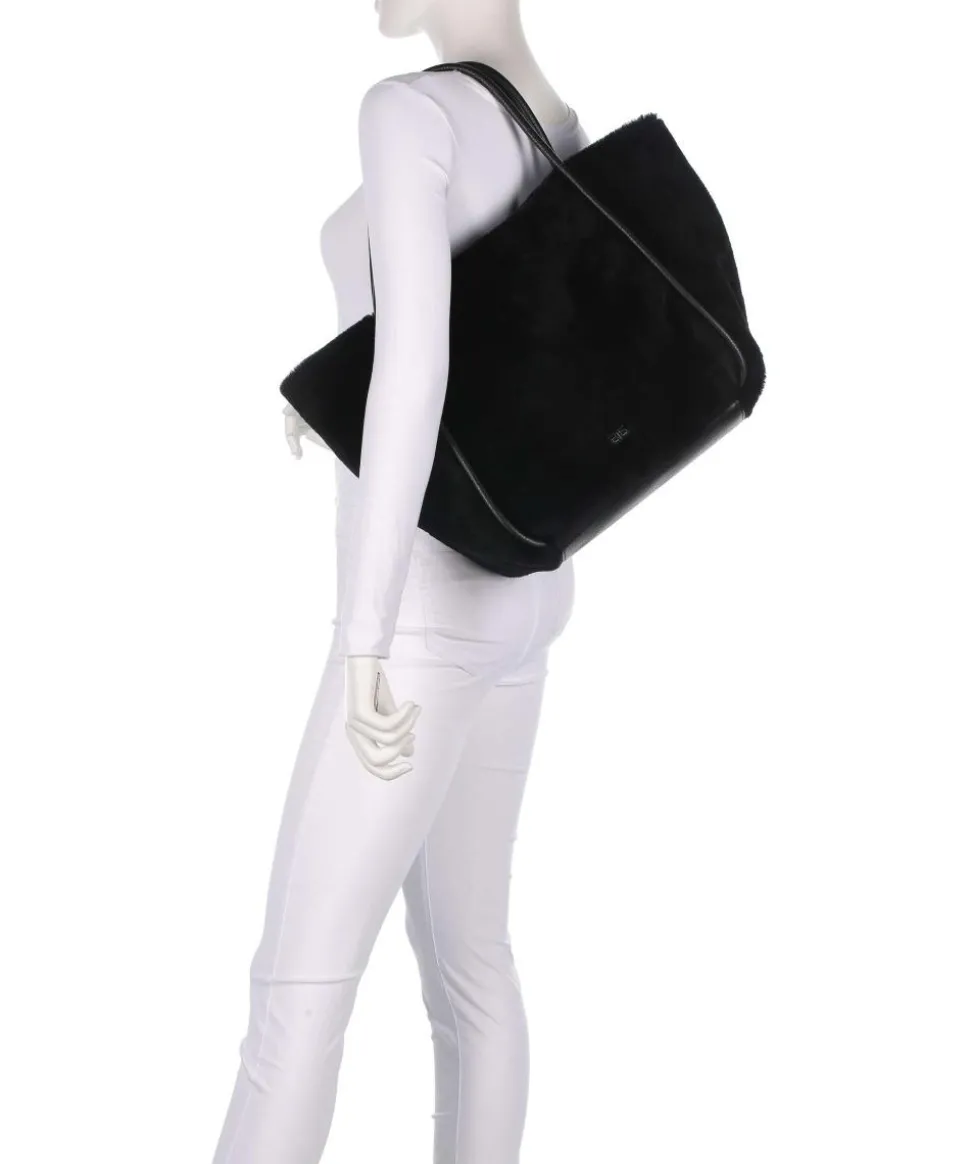 Shearling Willow Shopper Fell schwarz