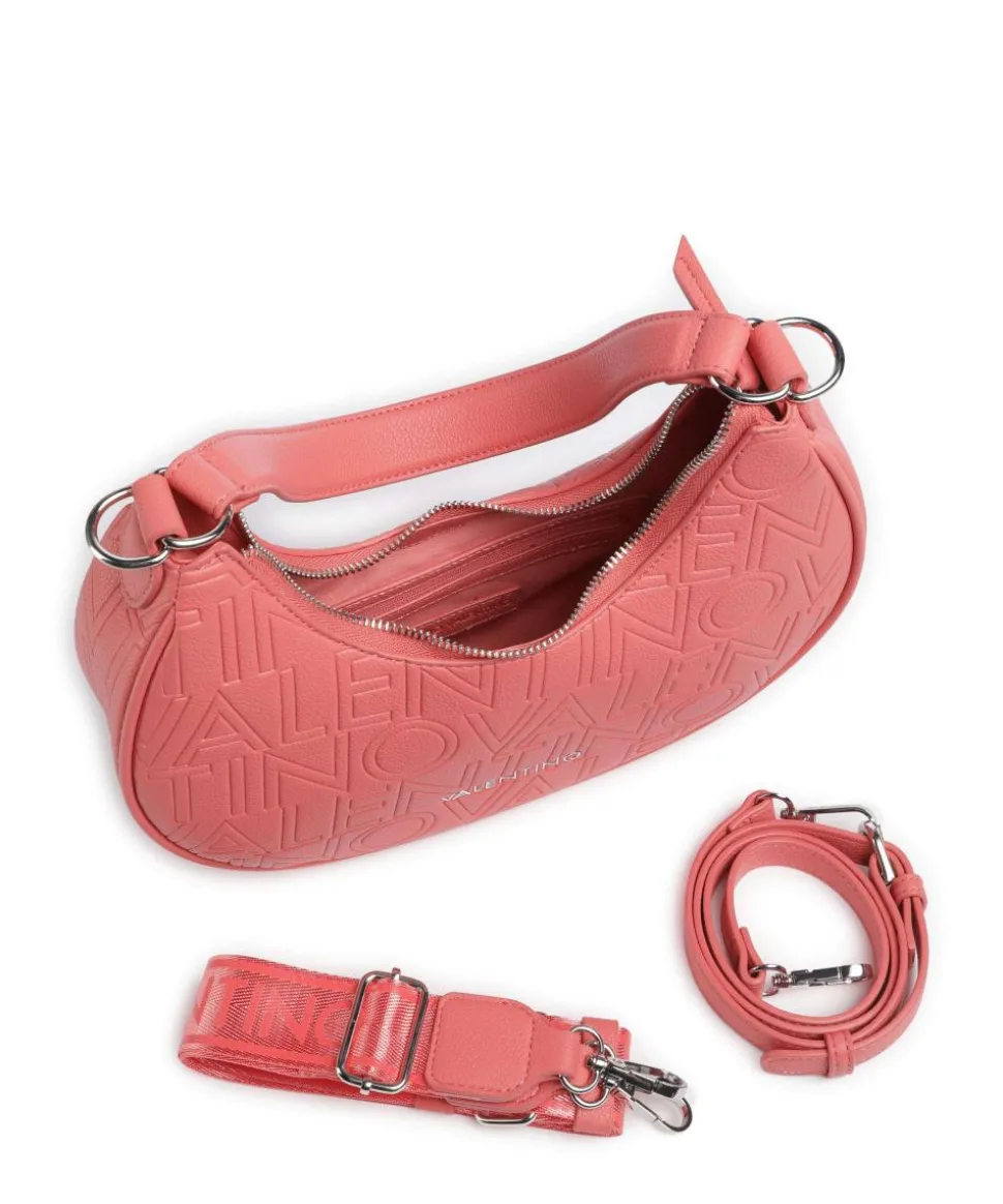 Shelby Schultertasche Lederimitat koralle