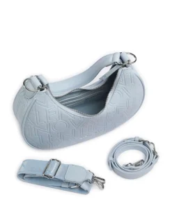 Shelby Schultertasche Lederimitat hellblau