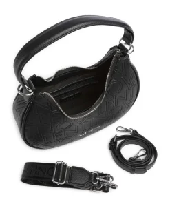 Shelby Schultertasche Lederimitat schwarz