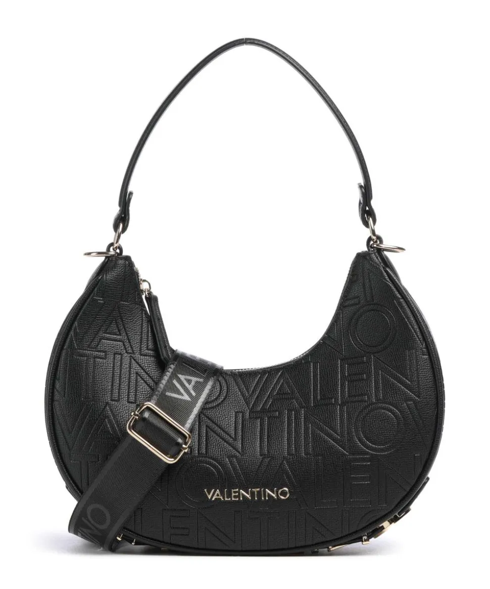 Shelby Schultertasche Lederimitat schwarz